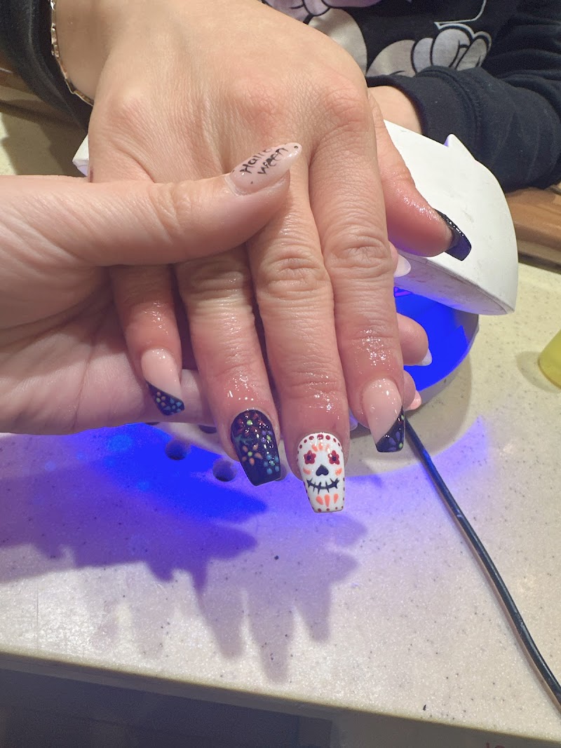 Halloween Nails nail design by Athena's Nails in New York