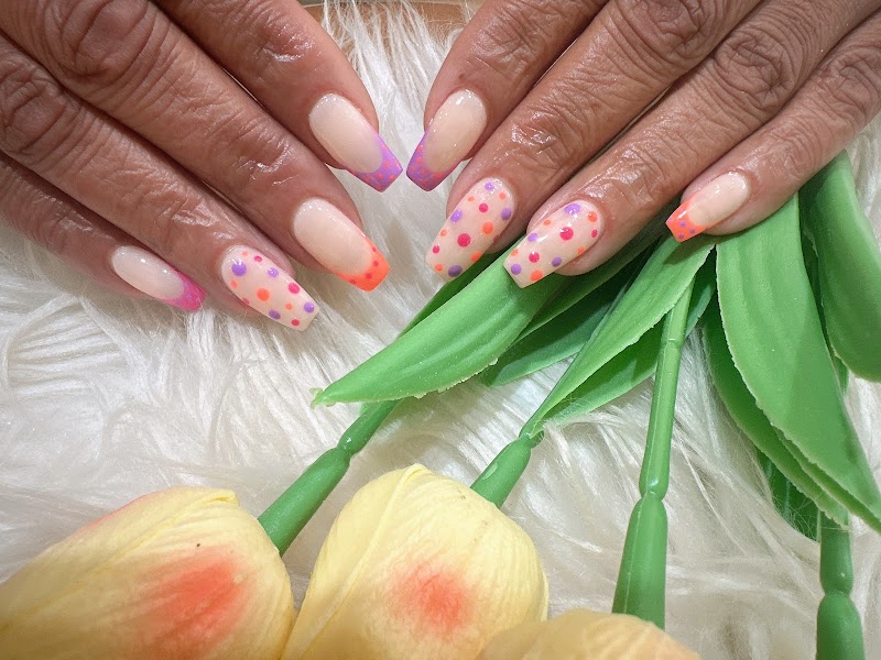 Halloween Nails nail design by Athena's Nails in New York