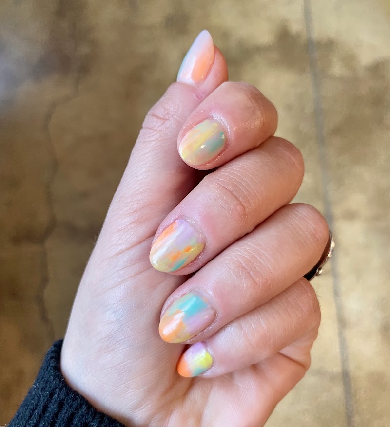 Abstract Nails nail design by Primp & Polish (on Grand Street, Northside)