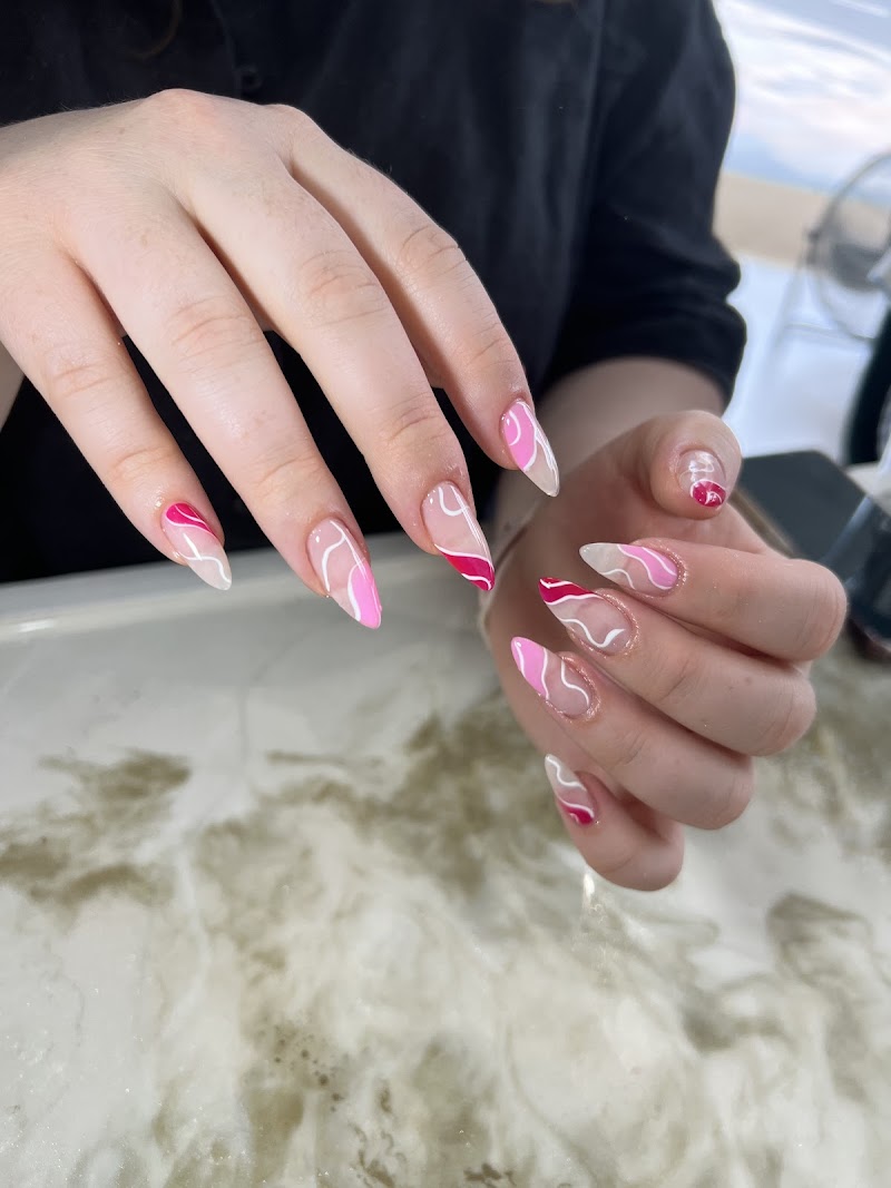 Abstract Nails nail design by Yves London