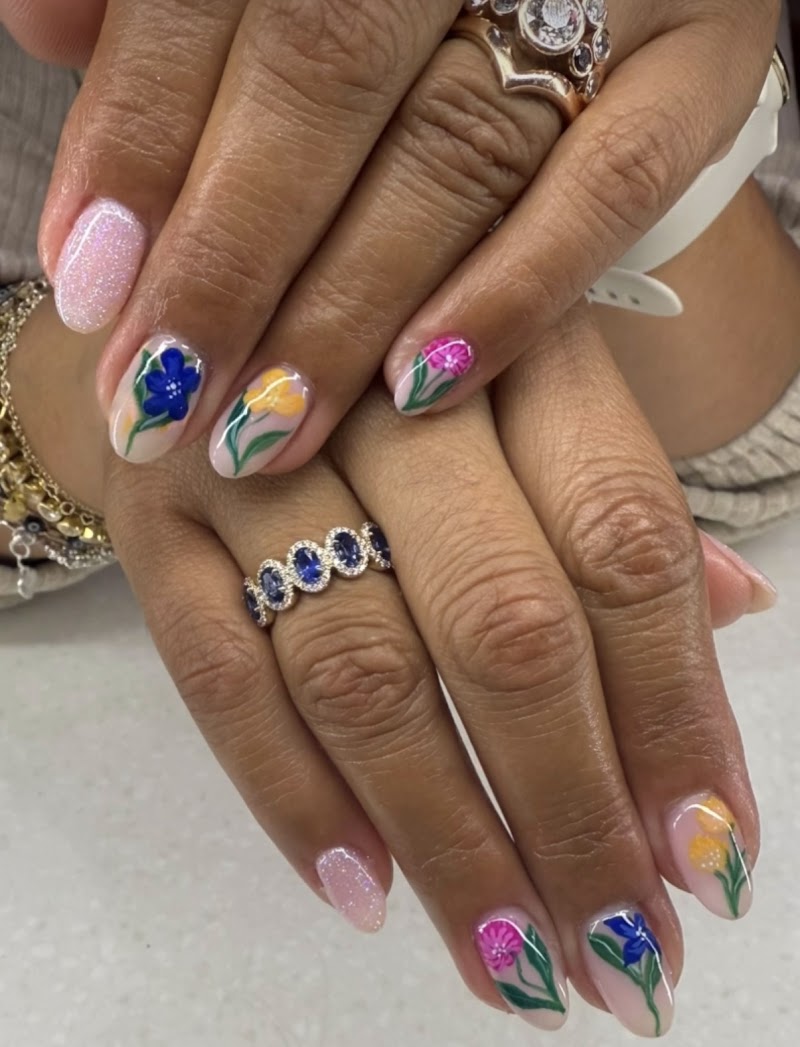 Glossy Nails nail design by Stepheniiie