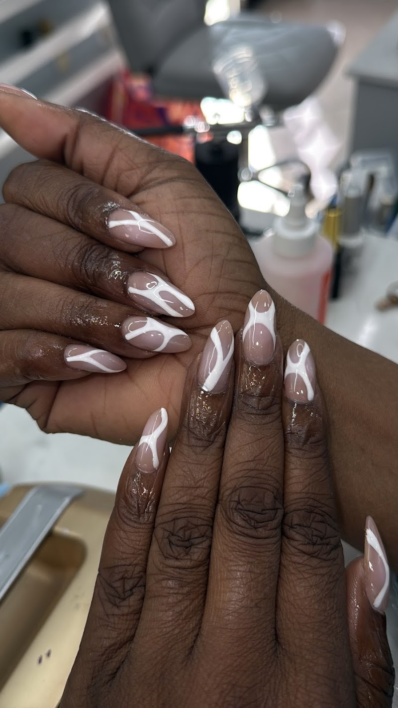 Fall Nails nail design by Tulip Nails & Spa in Los Angeles