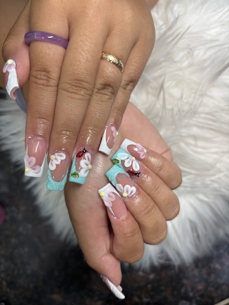 Fall Nails nail design by Tulip Nails & Spa in Los Angeles