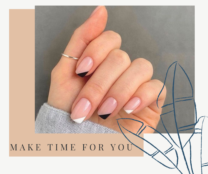 French Tips at Tod Nail Bar in Los Angeles