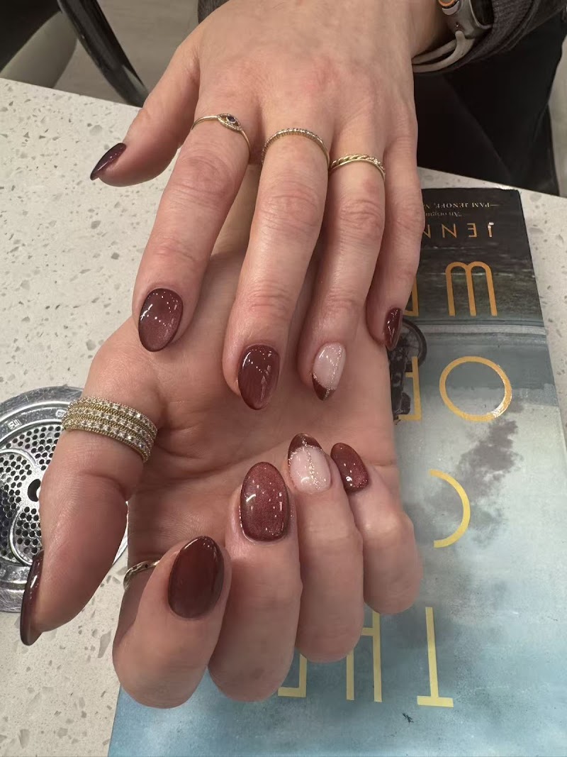 BIAB nail design by Stylish Ten Nail & Spa in New York