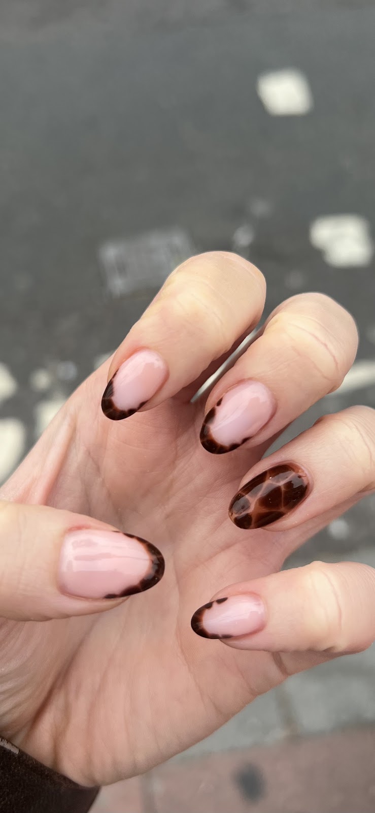 Marble Nails nail design by Nails First