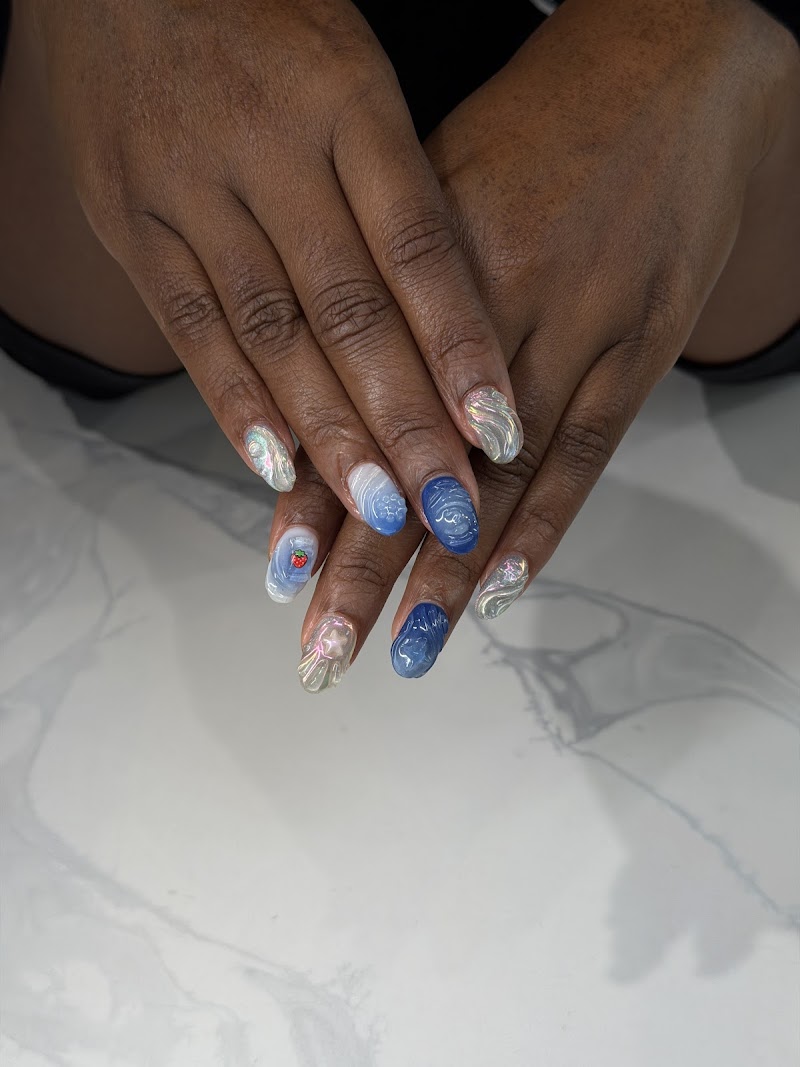 Y2K Nails nail design by Bicolor Nail Boutique in Los Angeles