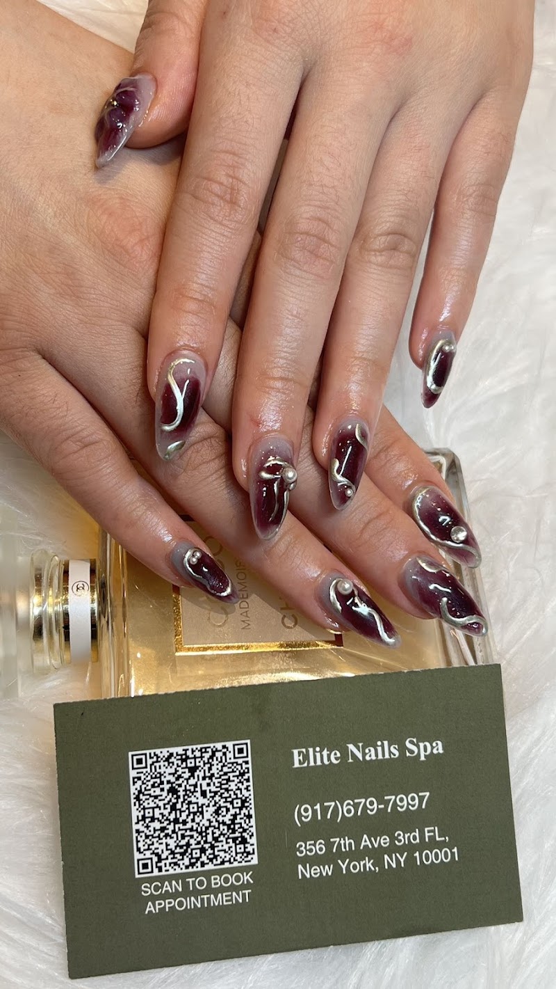 Nail Art at Elite Nails SPA in New York