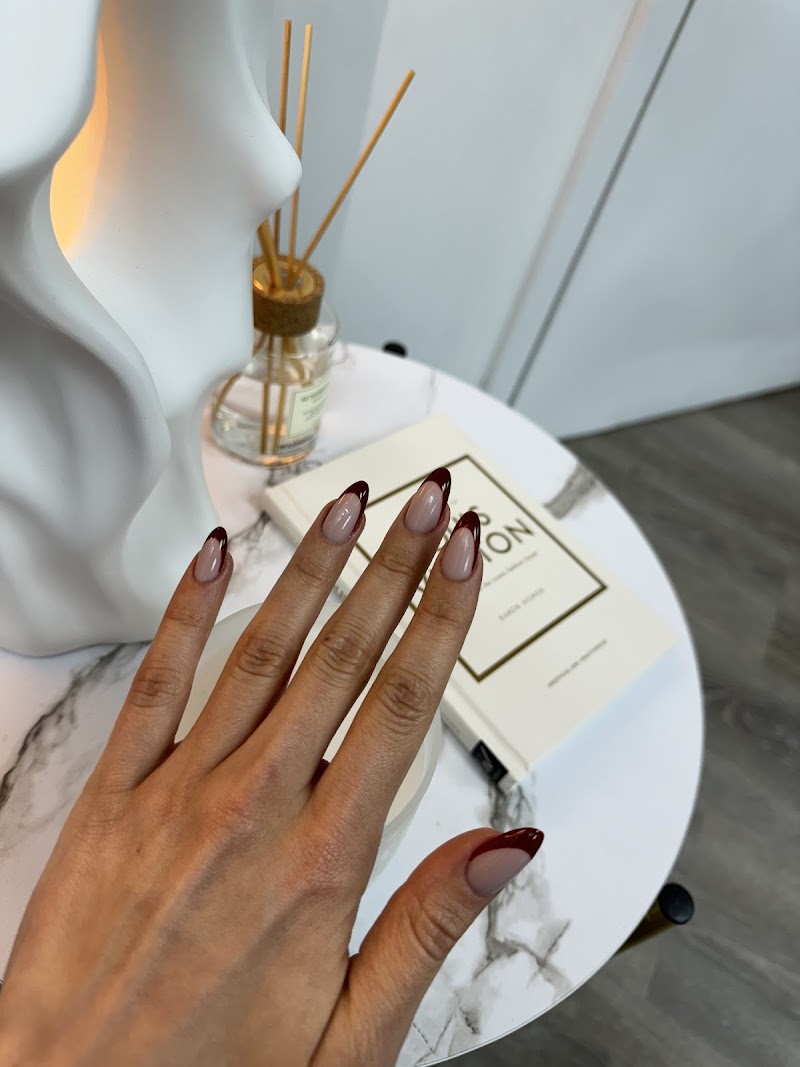 Dark Nails nail design by Esmi Nails