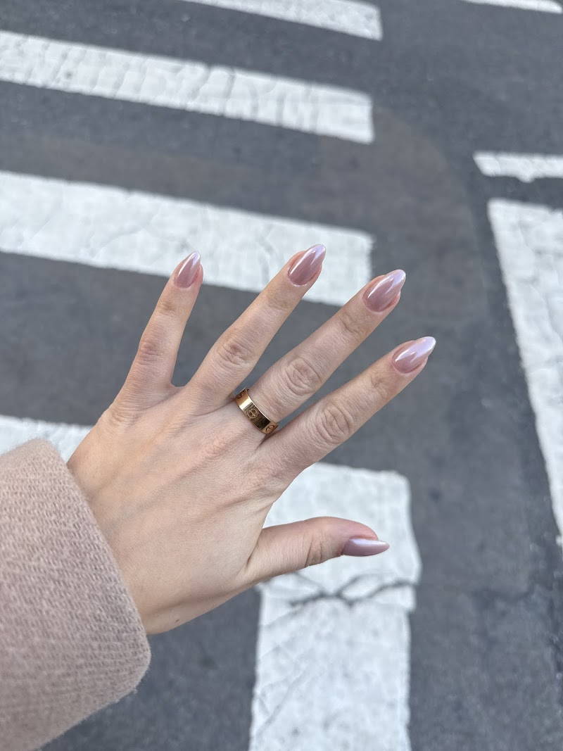 Dark Nails nail design by Esmi Nails