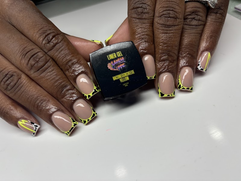 Neon Nails nail design by Lush Me Nails in New York