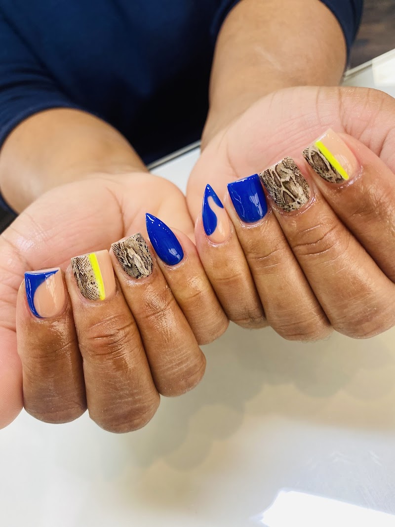 Neon Nails nail design by Lush Me Nails in New York