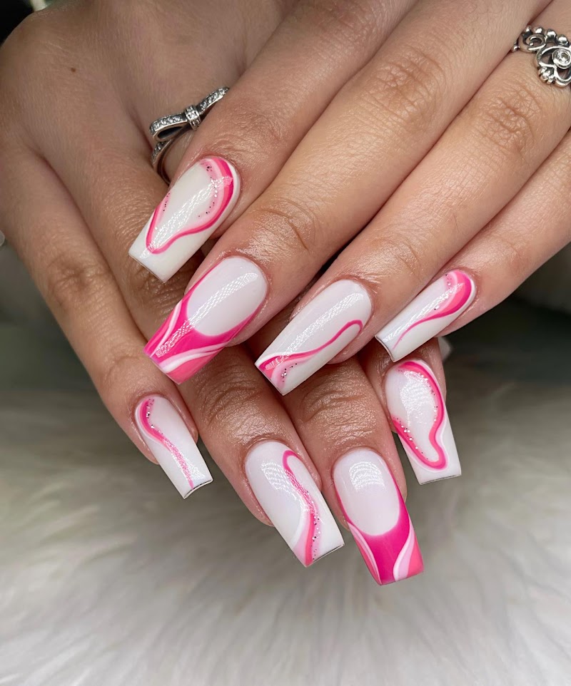 Coastal Nails nail design by Forever Bella Doral in Miami