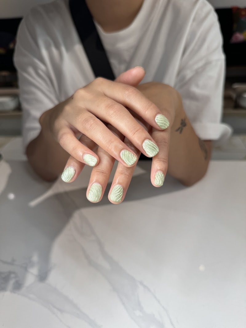 Geometric Nails nail design by Bicolor Nail Studio