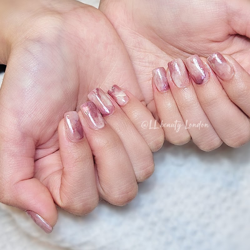 Boho Nails nail design by LL Beauty in London