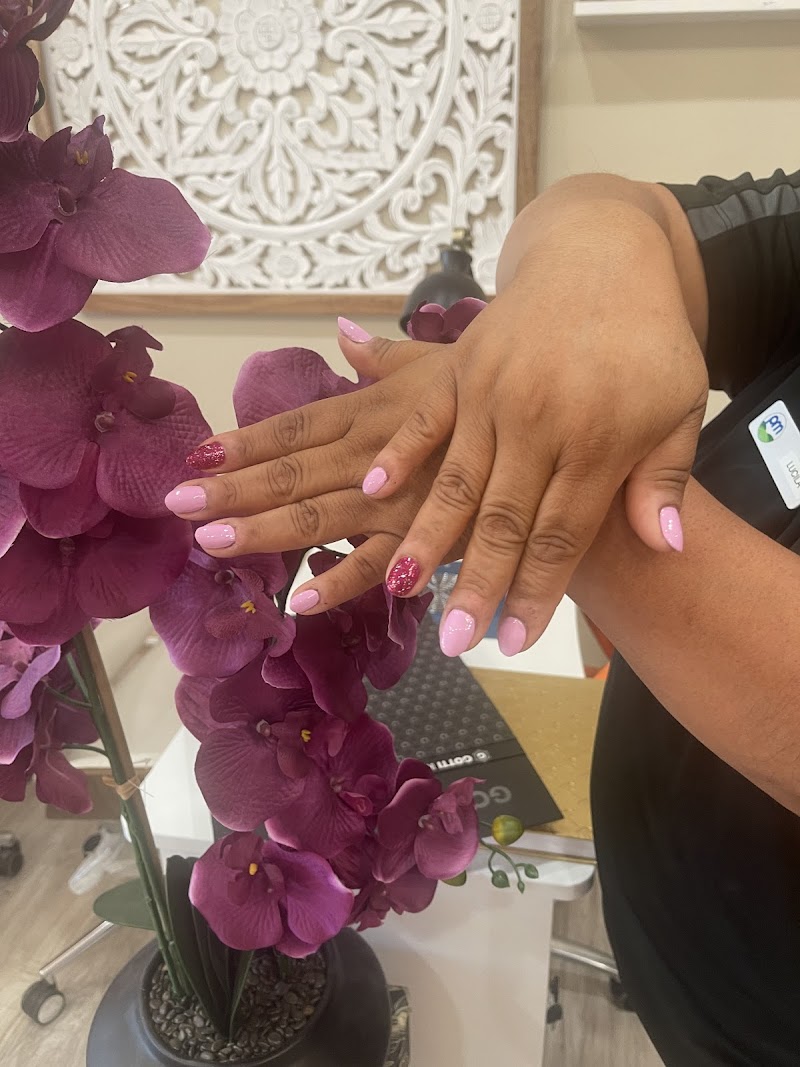 Wedding Nails nail design by My Elegant Nails in Los Angeles