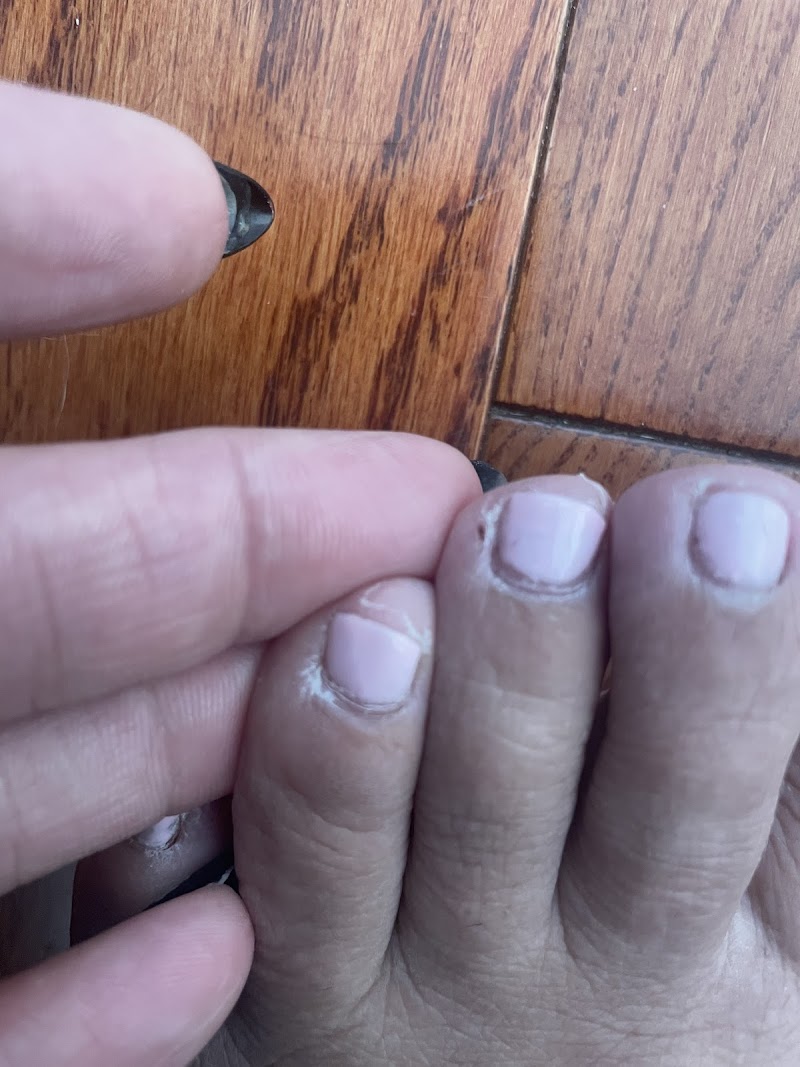 French Tips at Dj Nails & SPA in Los Angeles