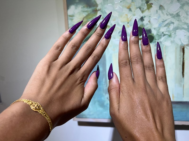 Marble Nails nail design by Bling Nail & Spa in New York