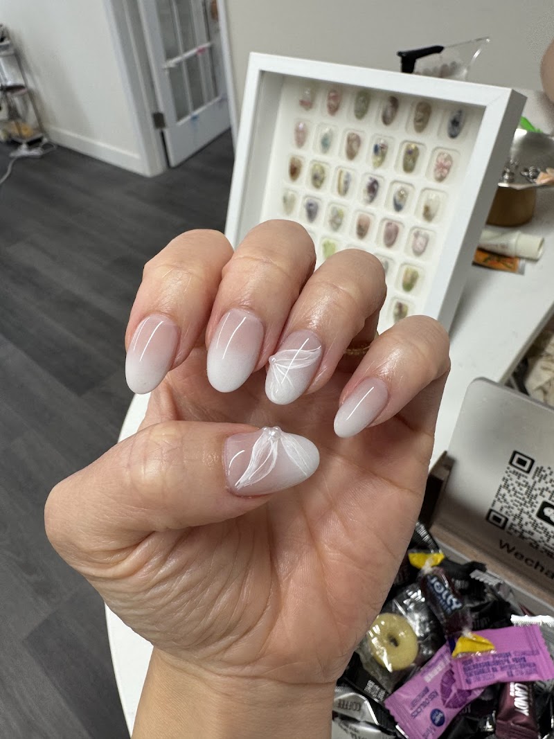 Nude Nails nail design by 97 Studio