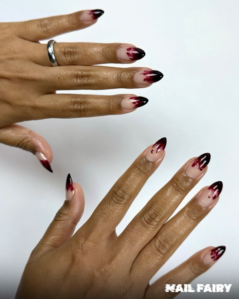 Stiletto Nails nail design by Nail Fairy in New York