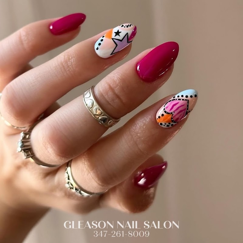 Nail Art at Gleason Nails Salon in New York