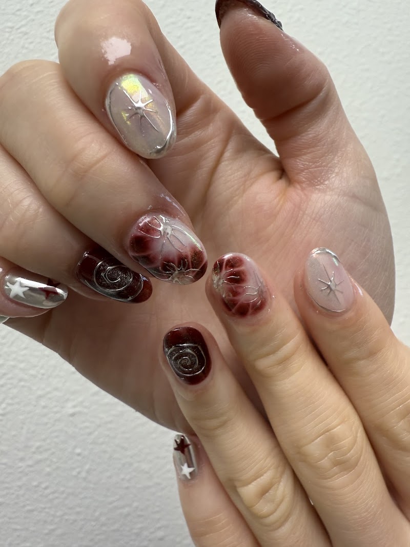 Winter Nails nail design by Lumi Nail Studio 1 in Los Angeles