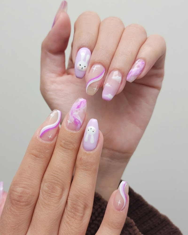 Winter Nails nail design by Lumi Nail Studio 1 in Los Angeles