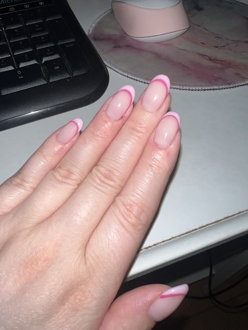 French Tip Nails nail design by Gabrielle Elle Nails within Viauty Fulham