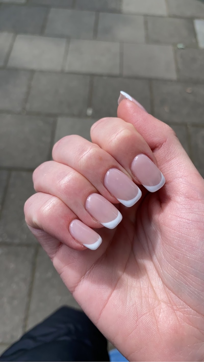 Gel-X nail design by London Nail Club in London