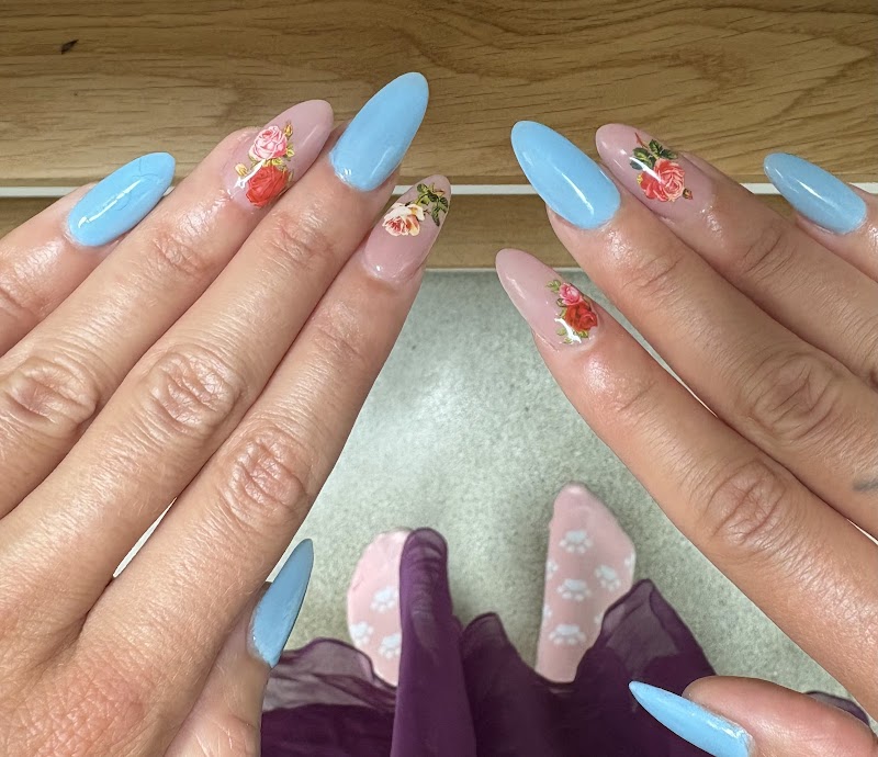 Neon Nails nail design by Nails U Love in Los Angeles