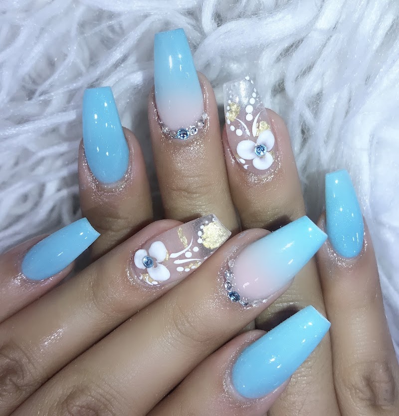 Marble Nails nail design by Quality Nails & Spa