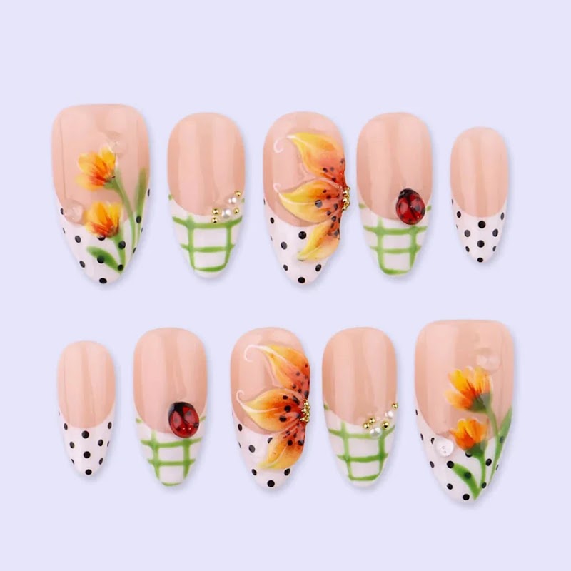 Spring Nails nail design by Làmay Nail Spa — KTOWN (NOW OPEN) in Los Angeles