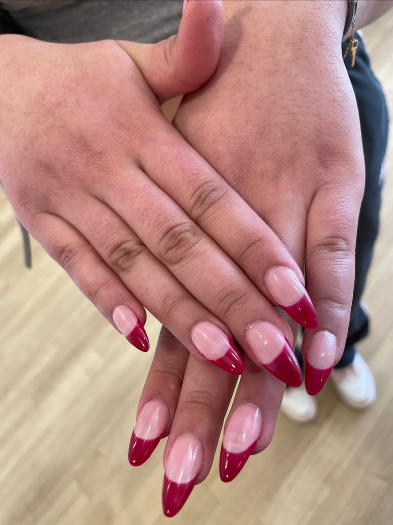 Neon Nails nail design by MiniLuxe Brentwood in Los Angeles
