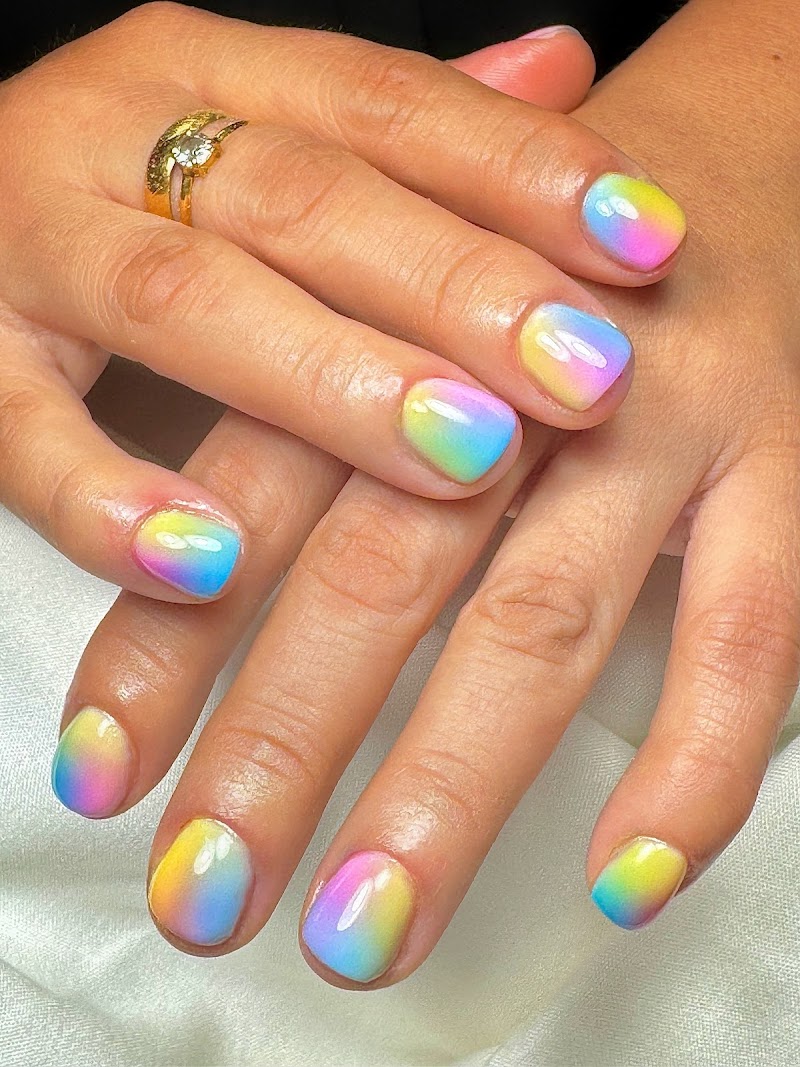 Coffin Nails nail design by Wanda Glam Nails