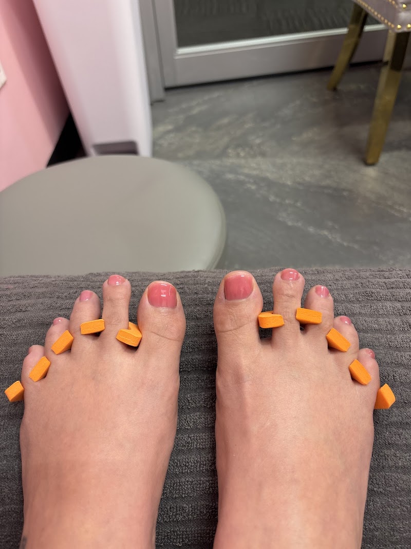 BIAB nail design by SK Glow Nails & Spa in New York