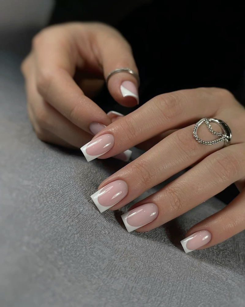 Russian Manicure nail design by Brickell Nail Lounge | Russian Manicure & Beauty in Miami