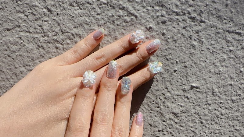 Coffin Nails nail design by HaNa Nail 하나네일 in Los Angeles