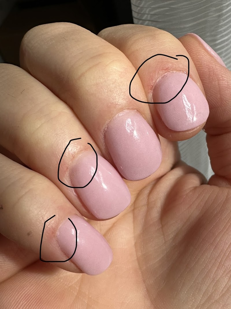 French Tips at Broadway Nails & SPA in New York