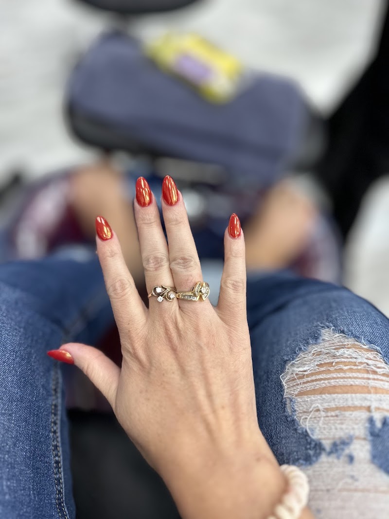 Party Nails nail design by International Nails II in Miami