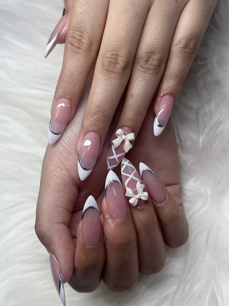 French Tips at Perfect Beauty Nails SPA in New York