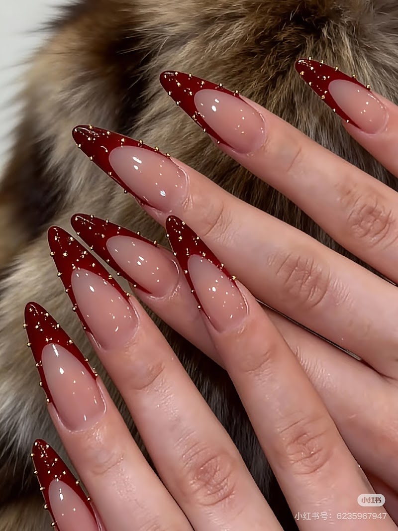 Christmas Nails nail design by Color city nails in New York