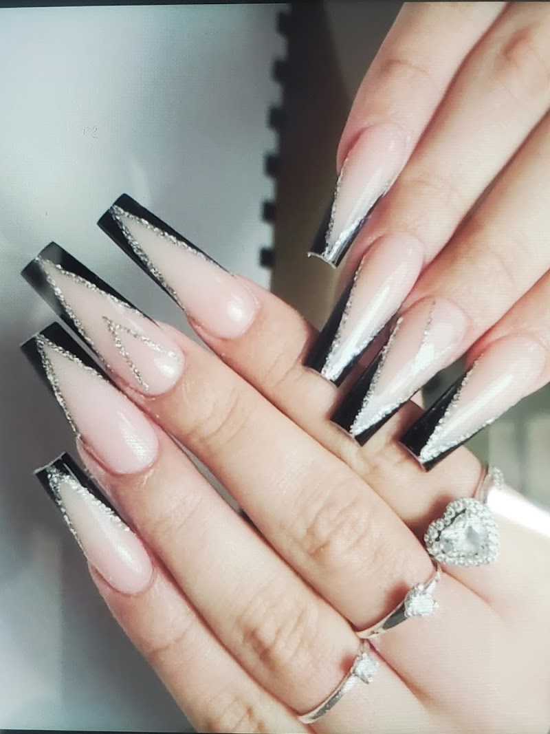French Tips at Bugatti Nails in London
