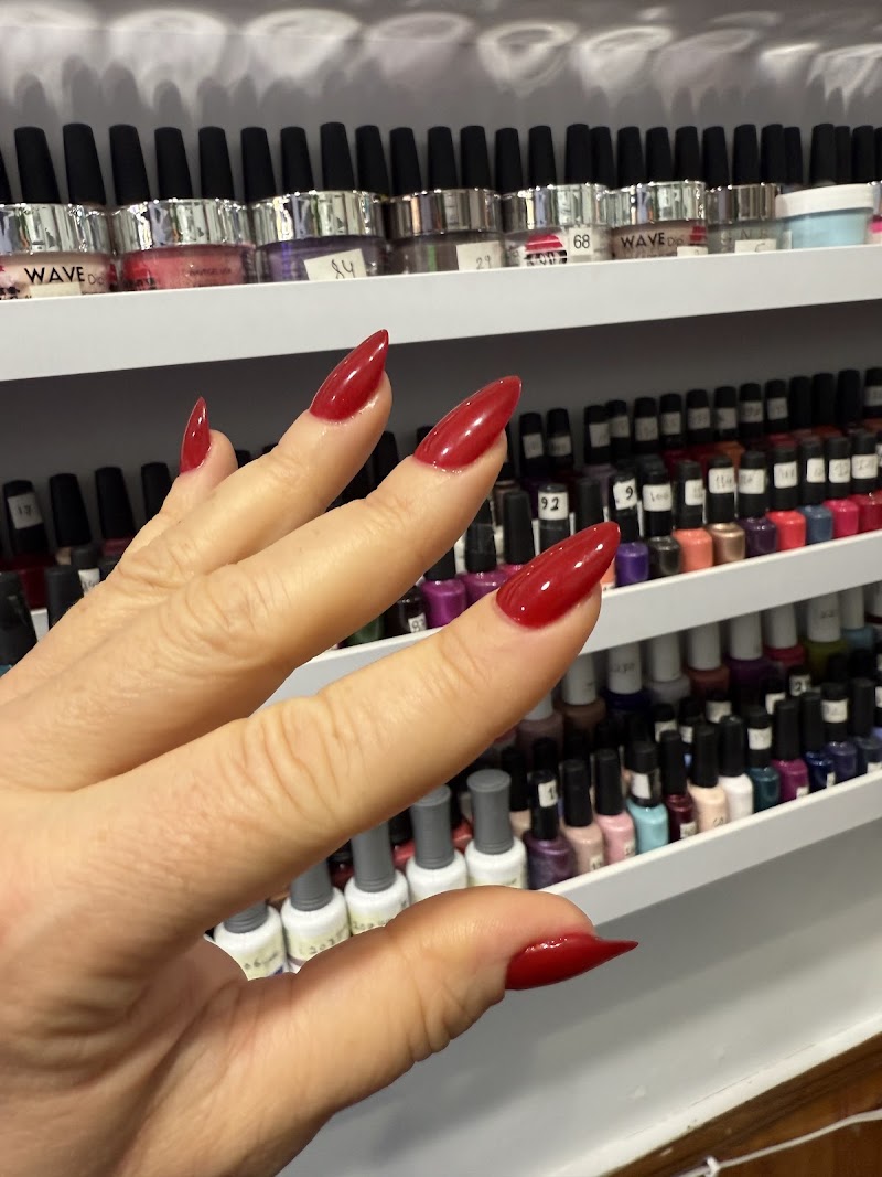 Christmas Nails nail design by Pema Nails in New York