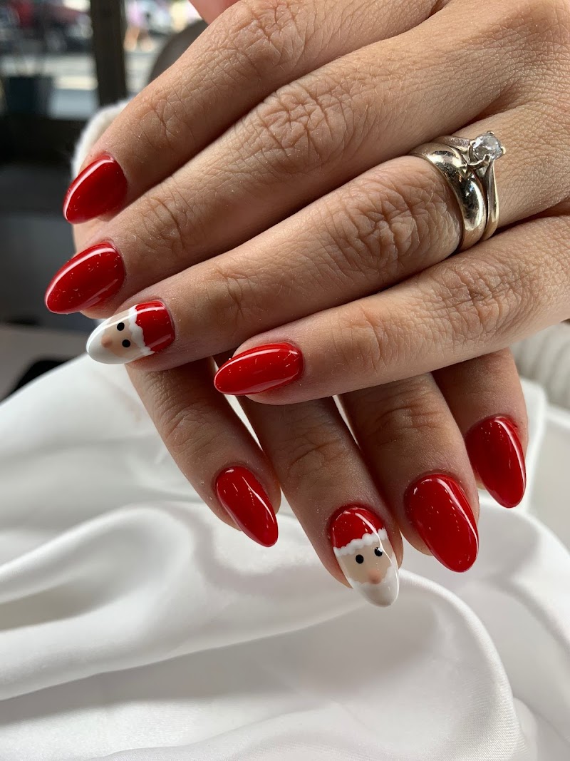 Dark Nails nail design by Love Nail Salon - South Miami in Miami