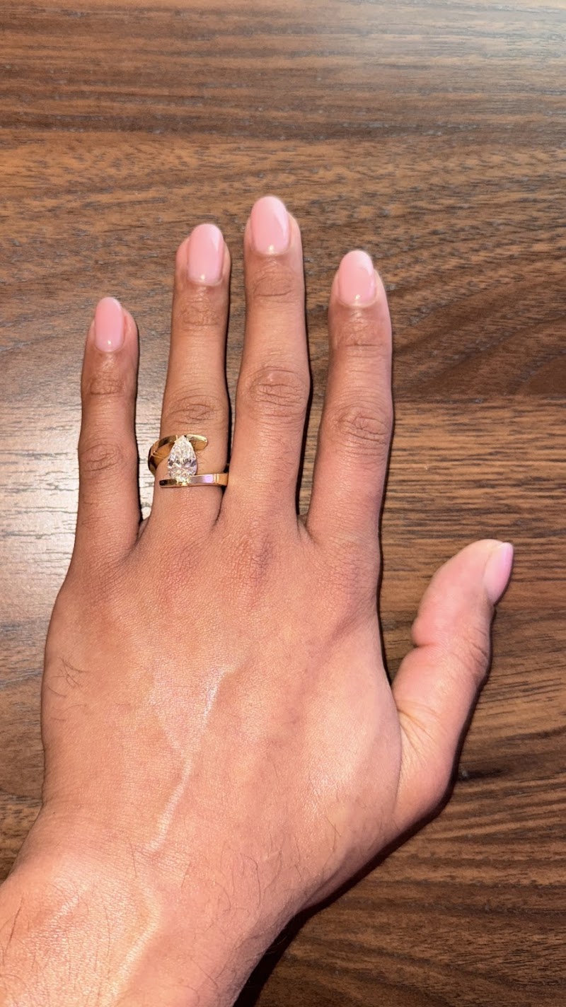 Fall Nails nail design by Elzada Nail Studio in New York