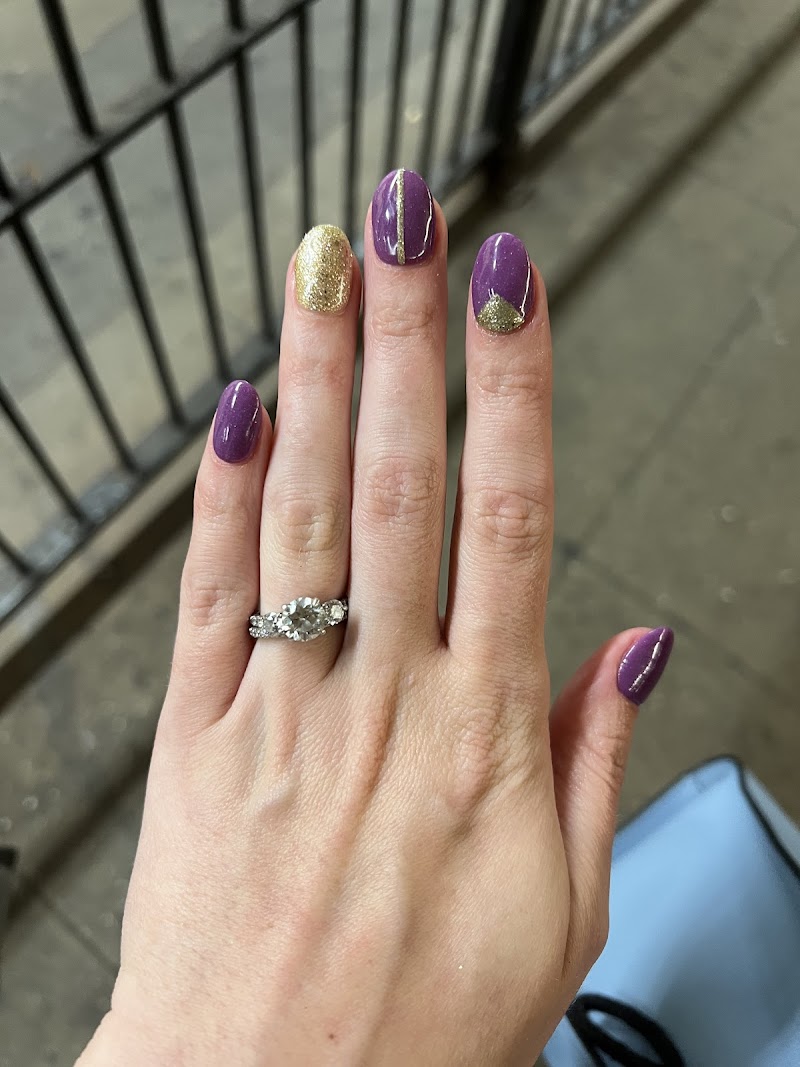 Coastal Nails nail design by Tip Top Hues in New York