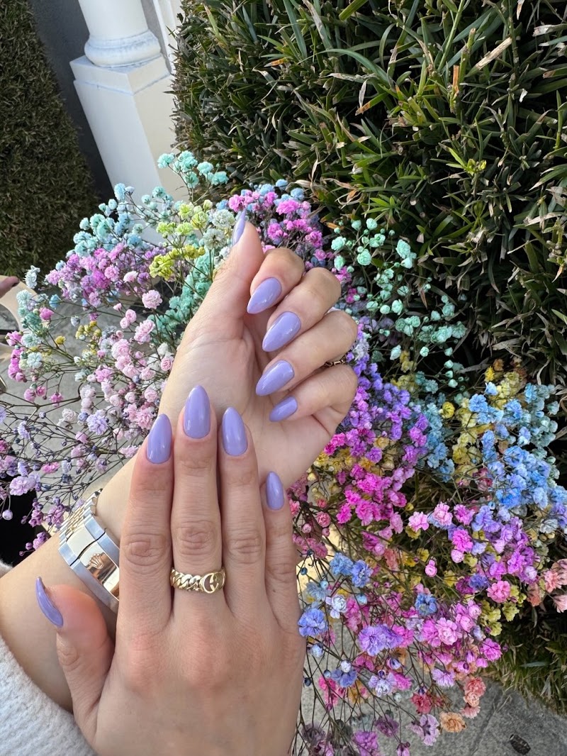 Boho Nails nail design by Powder Beauty Salon in Los Angeles