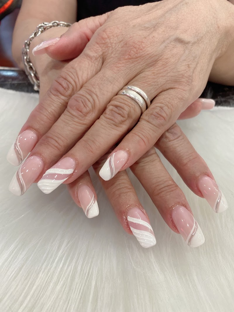 French Tips at L & K Nail SPA in New York