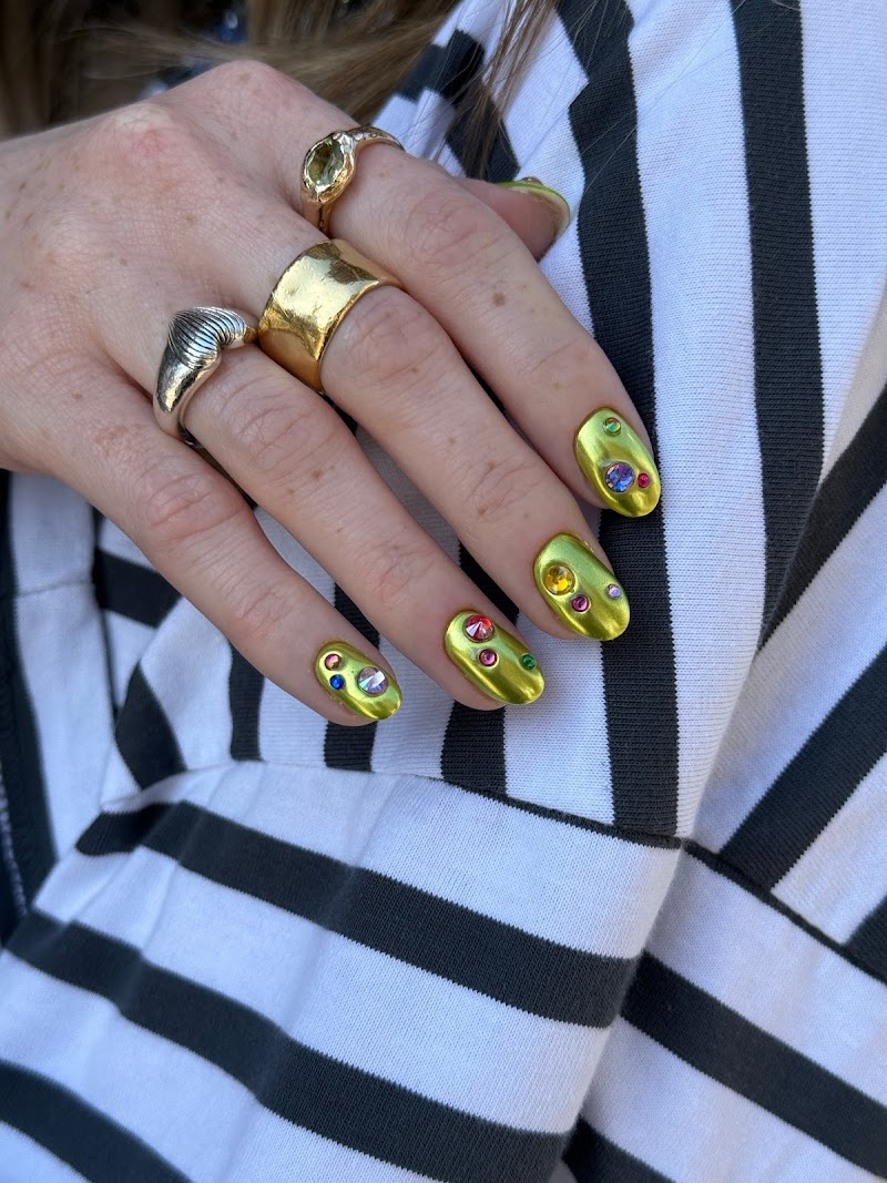 Chrome Nails nail design by Selfish Spitalfields