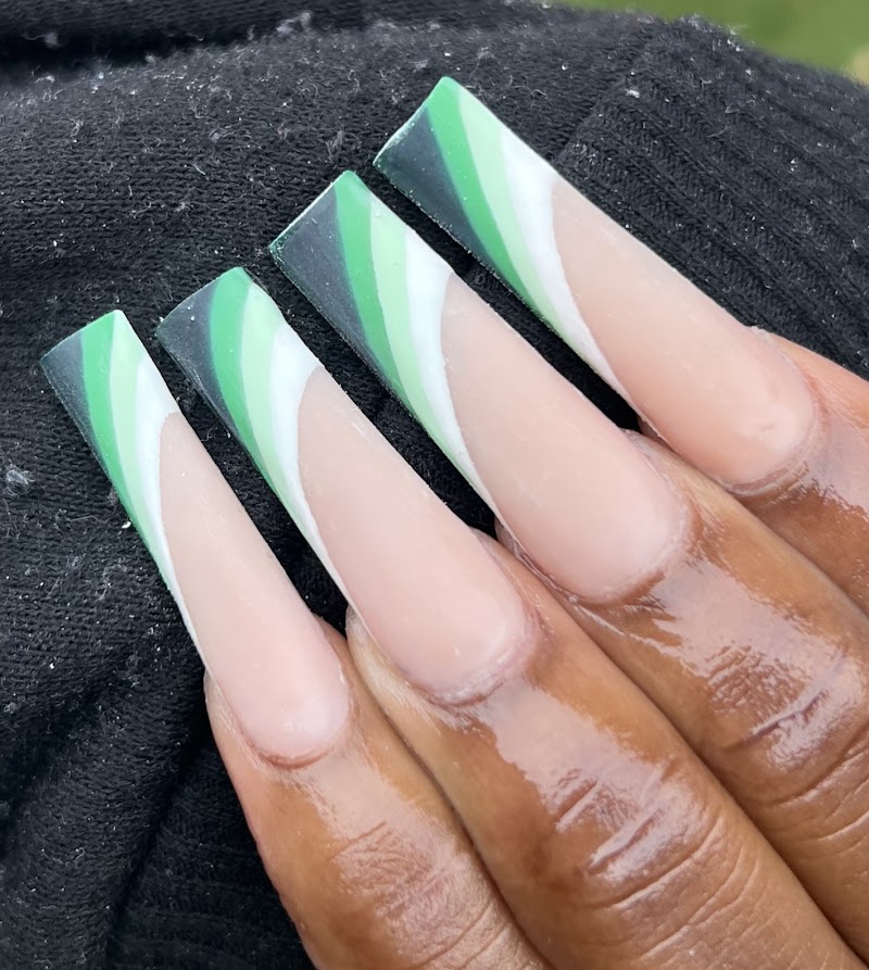 Coffin Nails nail design by Rebsnailroom